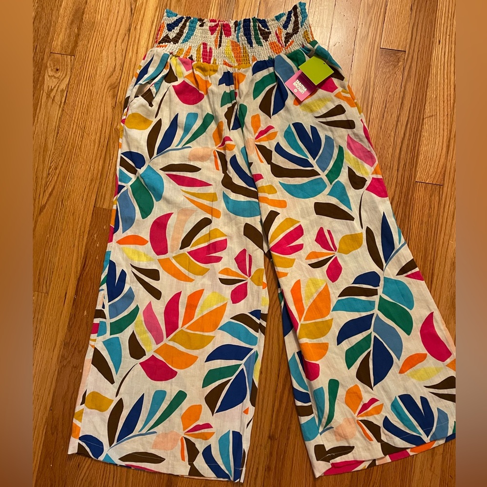 Tabitha Brown x Target Botanical Palm Print Pants NWT